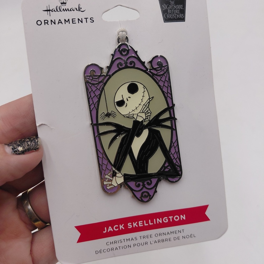 New Hallmark Metal Ornaments Nightmare Before Christmas Jack Skellington